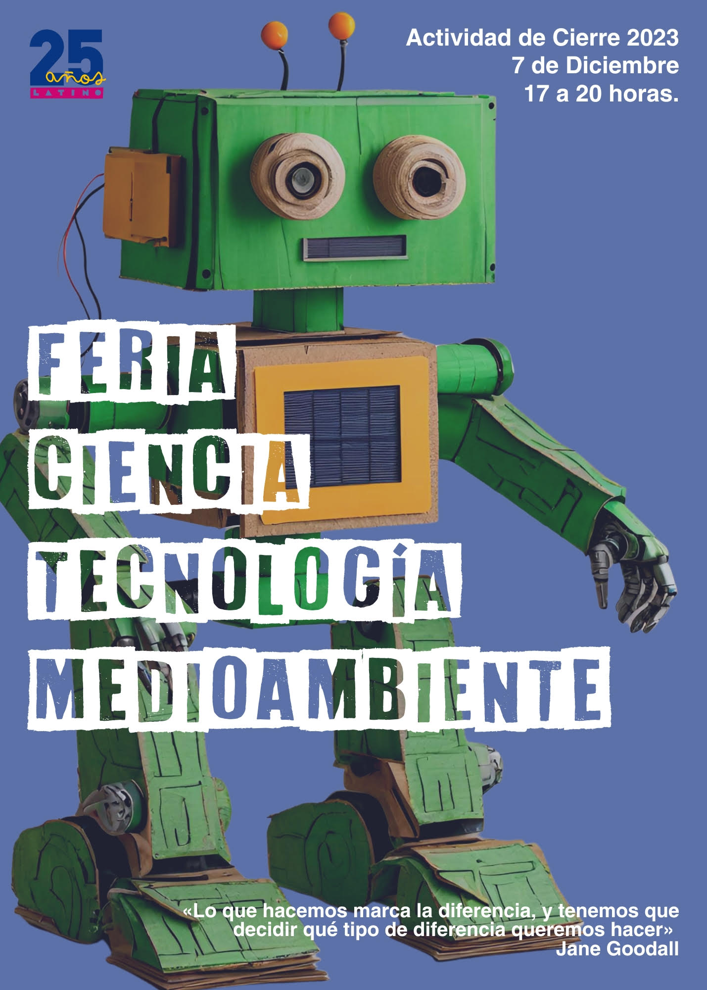 Afiche Feria de Ciencia, Tecnología y Medioambiente 2023